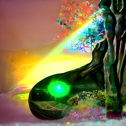 Ode to the Olive Tree: Metamorphosis 2 - a Digital Art Artowrk by Aliki Peterson